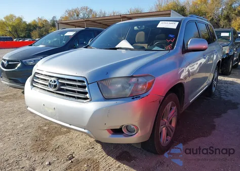 2008 Toyota Highlander Sport из США, поврежденный, VIN JTEDS43A682046807